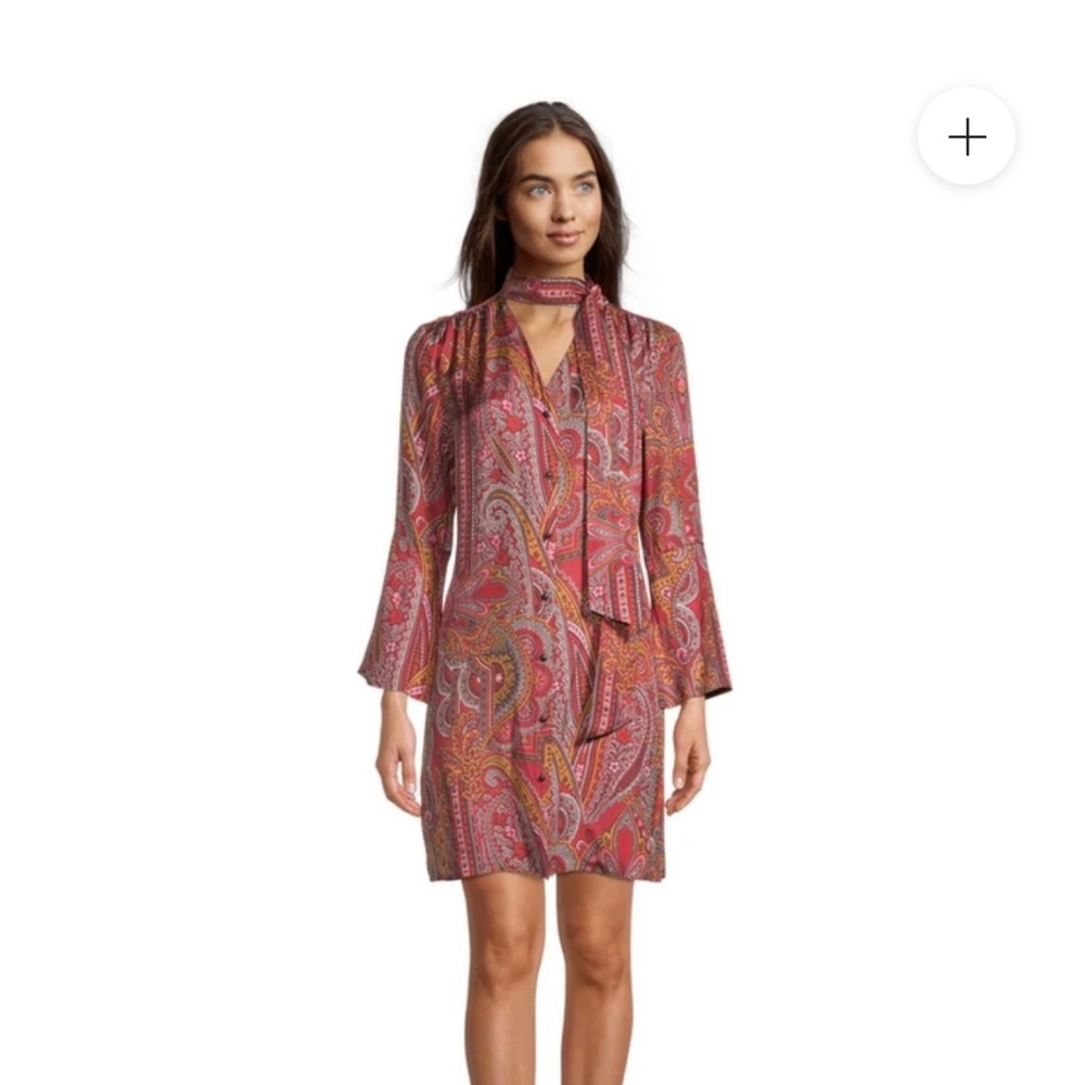 Brenna Paisley dress by Robert Graham
